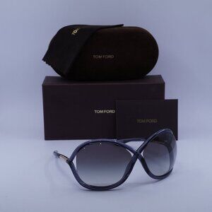 Tom Ford Whitney FT0009 0B5 Butterfly Sunglasses - Transparent Grey/Smoke